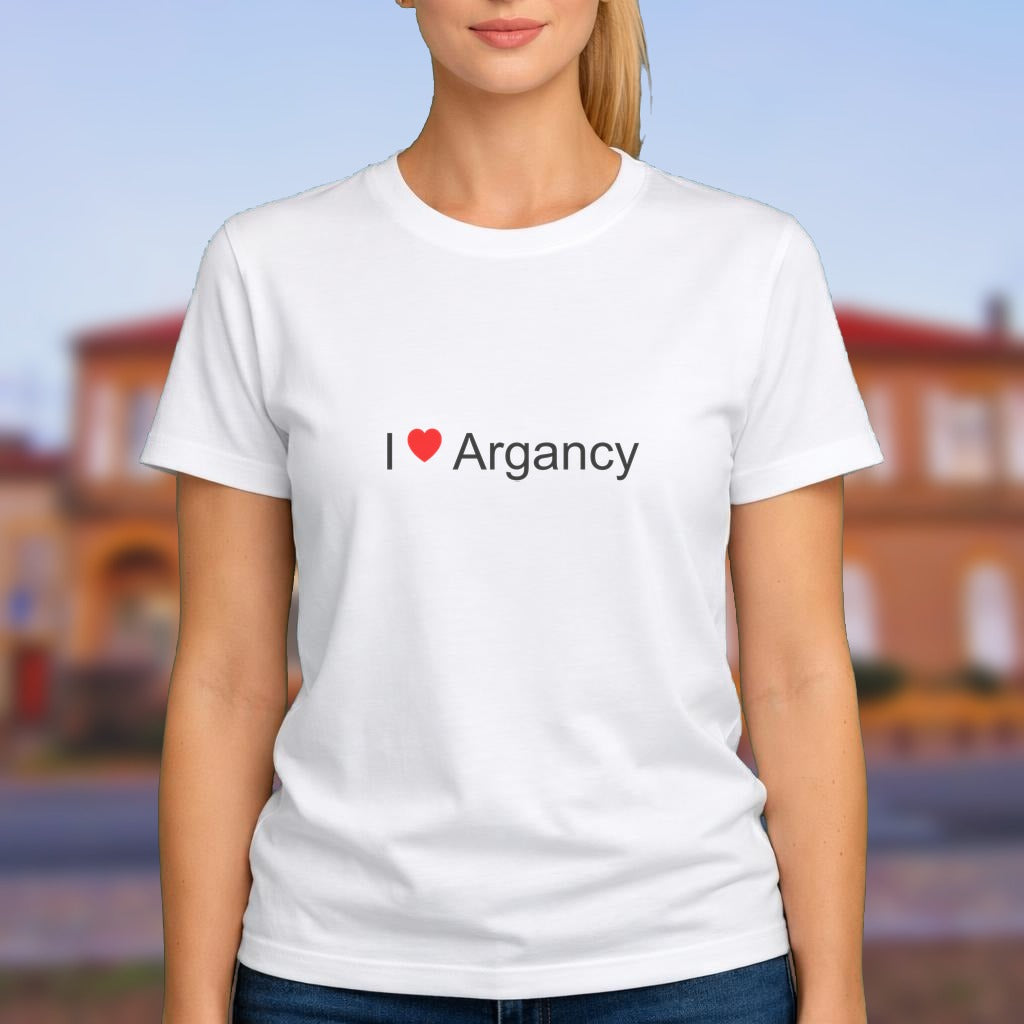 T-shirt I love argancy