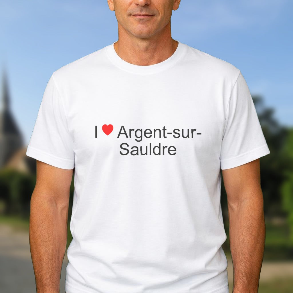 T-shirt I love argent-sur-sauldre