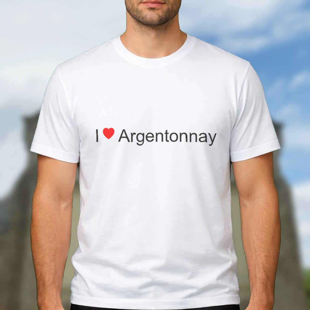 T-shirt I love argentonnay