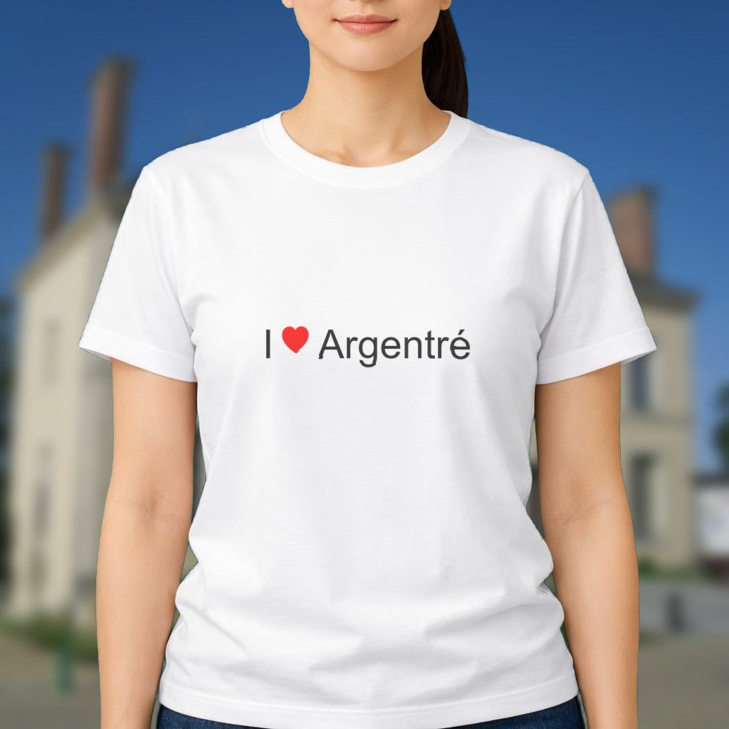 T-shirt I love argentré