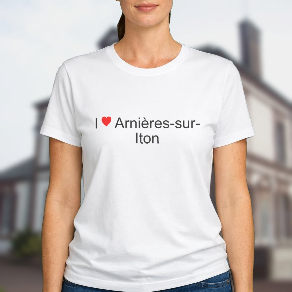 T-shirt I love arnières-sur-iton