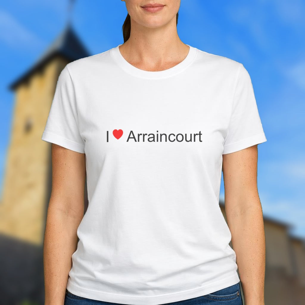 T-shirt I love arraincourt