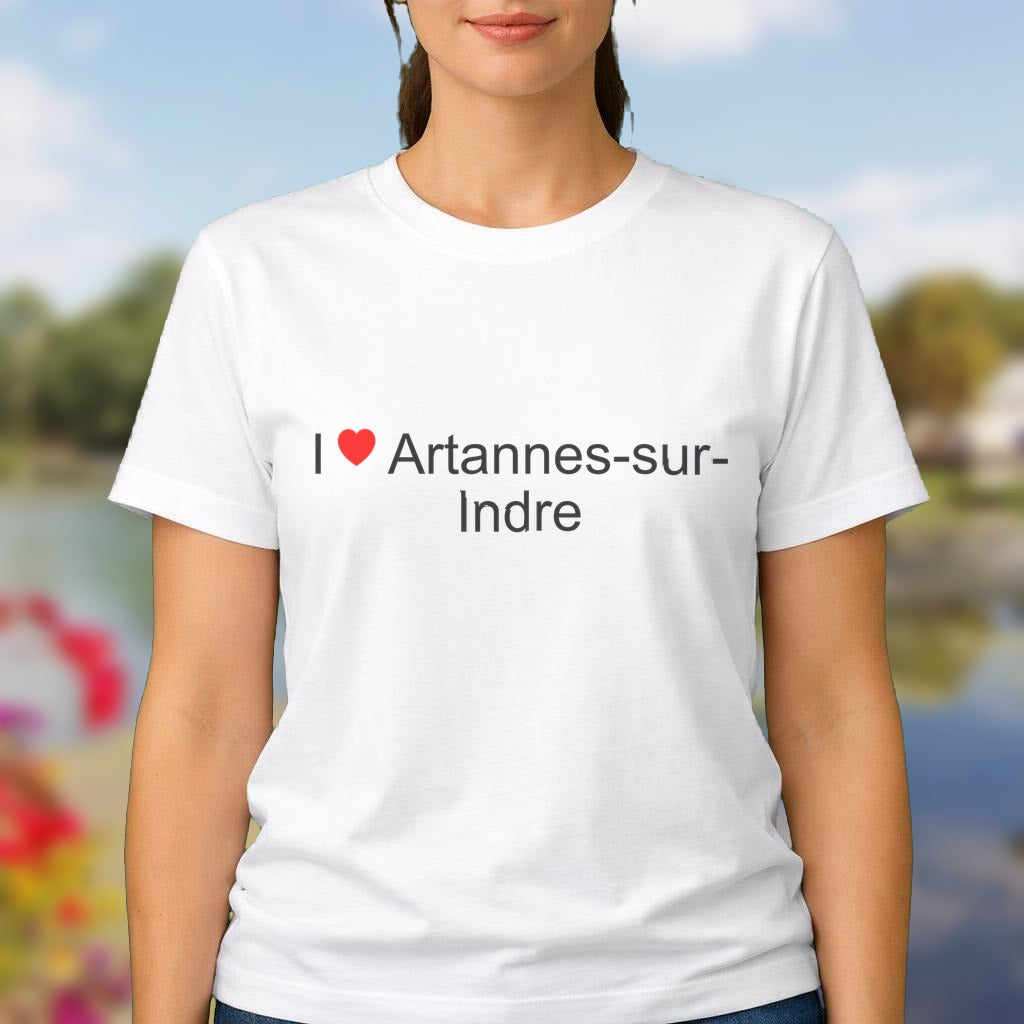 T-shirt I love artannes-sur-indre