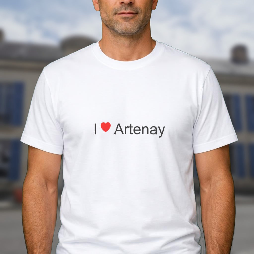 T-shirt I love artenay