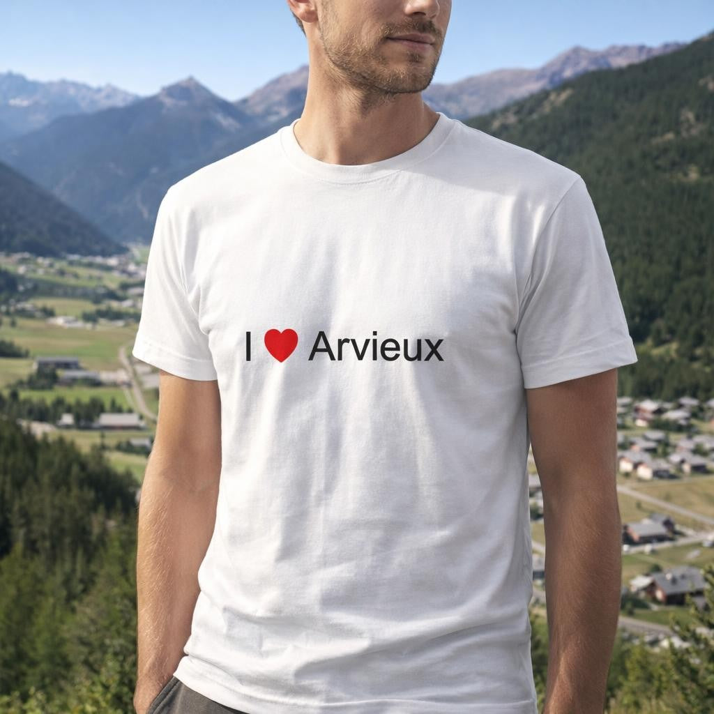 T-shirt I love arvieux