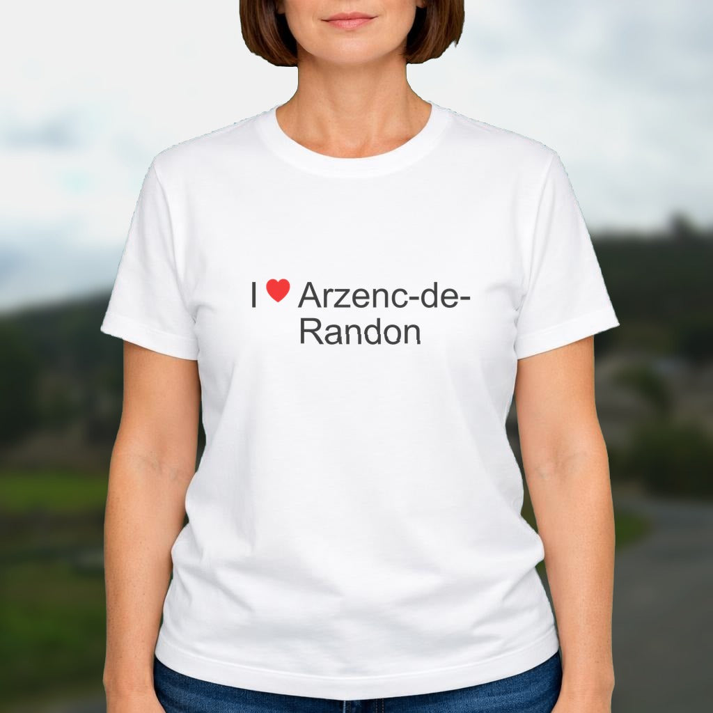 T-shirt I love arzenc-de-randon