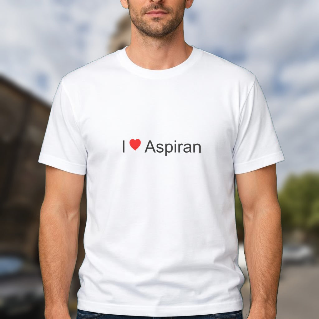 T-shirt I love aspiran