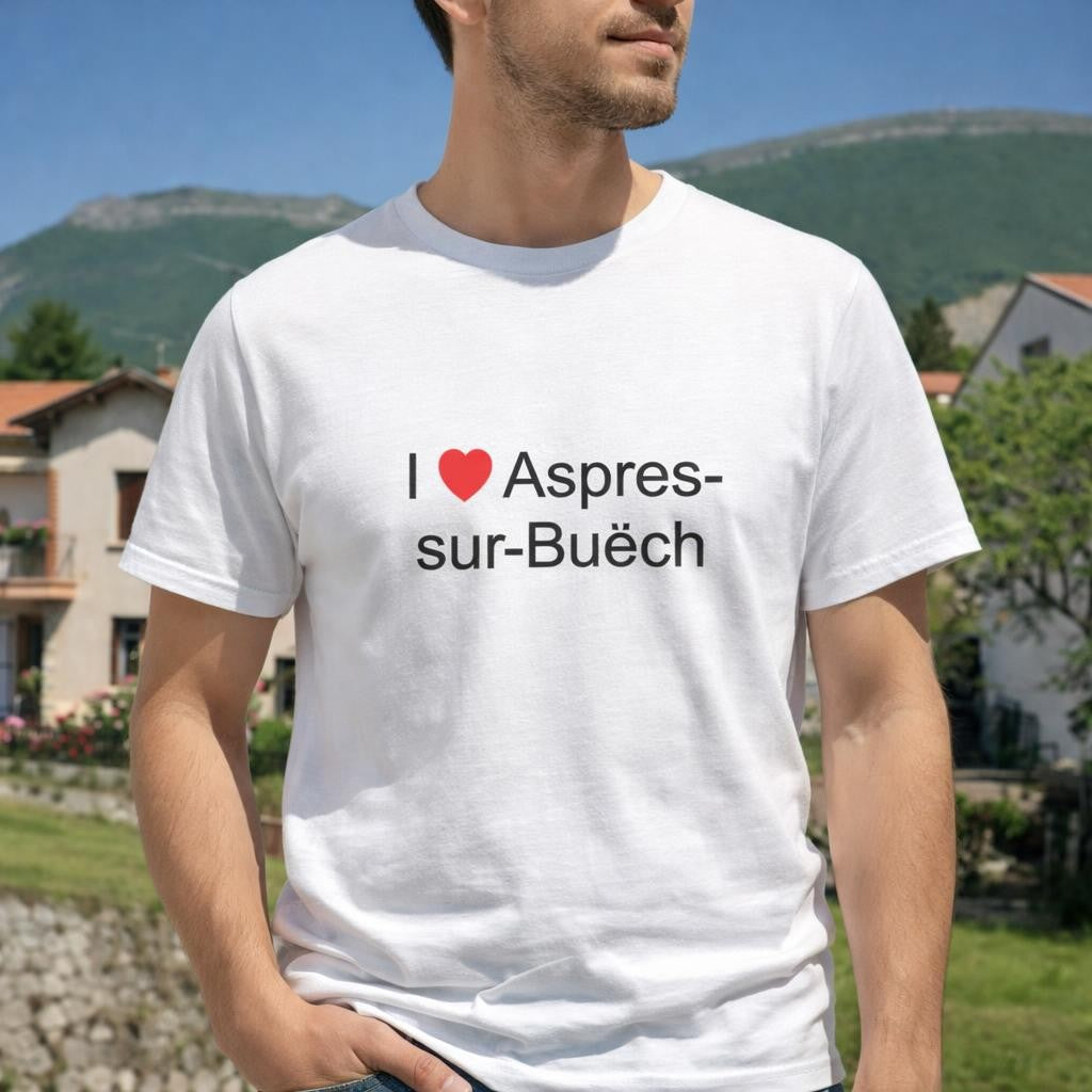 T-shirt I love aspres-sur-buëch