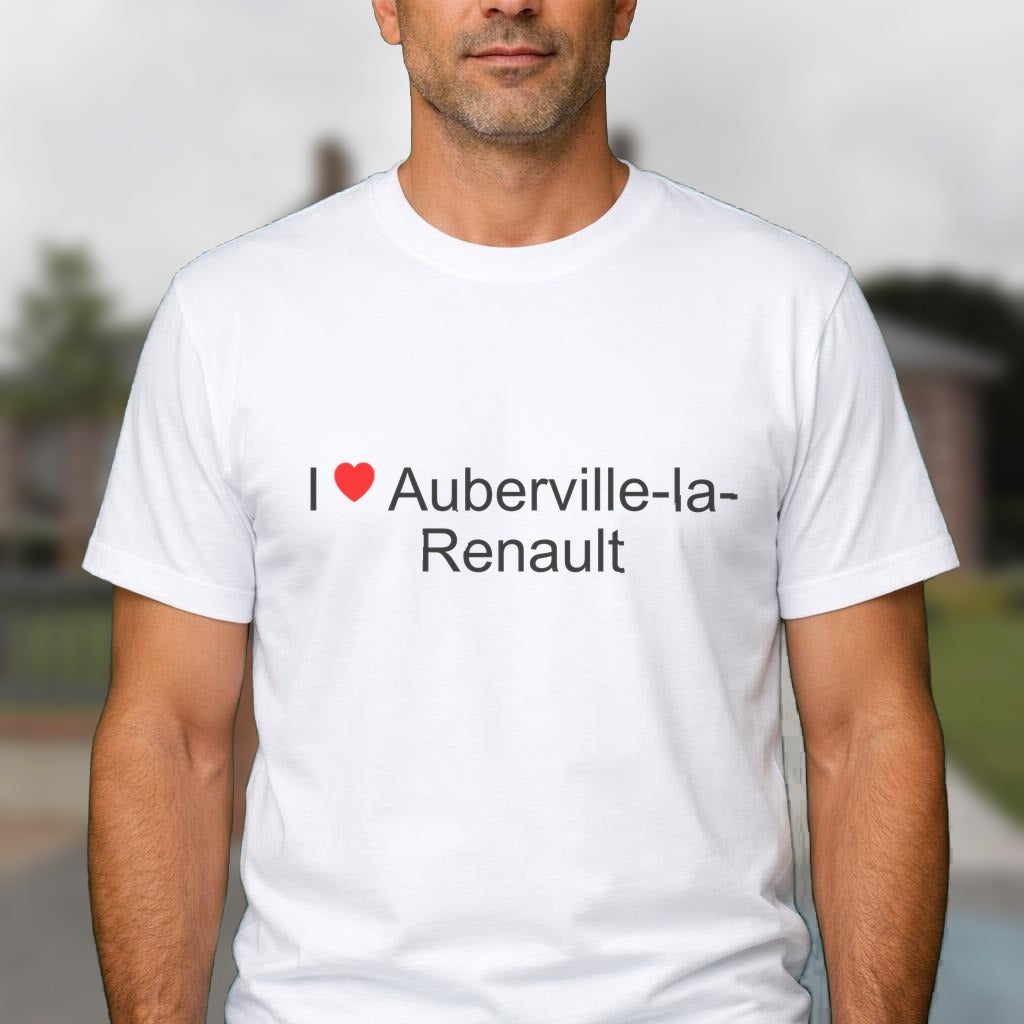 T-shirt I love auberville-la-renault