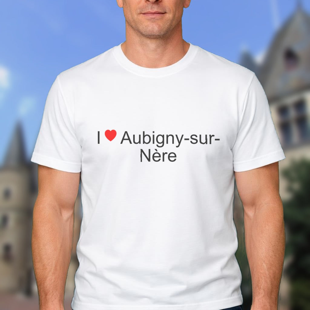 T-shirt I love aubigny-sur-nère