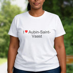 T-shirt I love aubin-saint-vaast