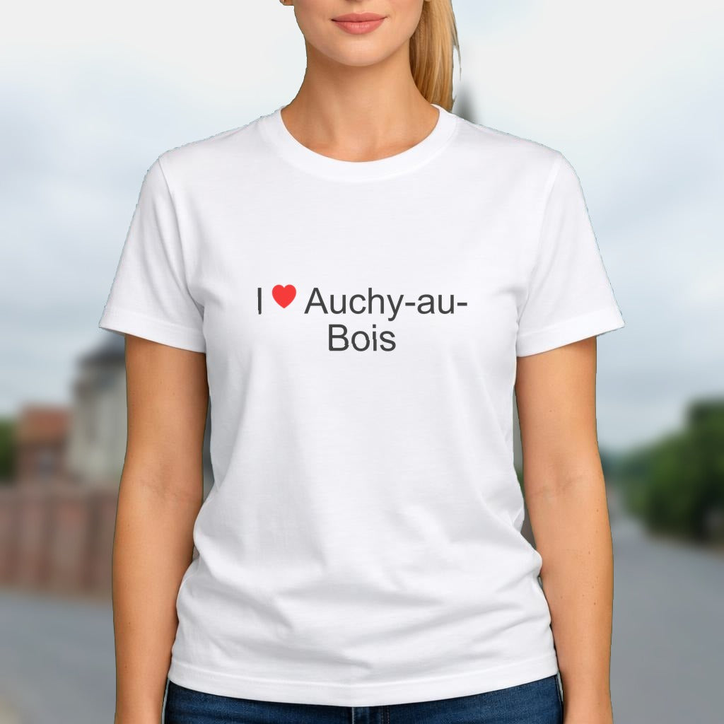 T-shirt I love auchy-au-bois