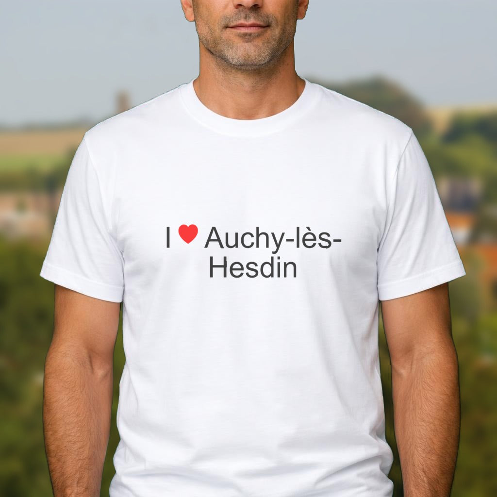 T-shirt I love auchy-lès-hesdin