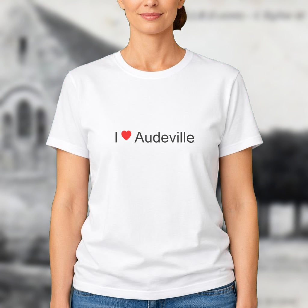 T-shirt I love audeville