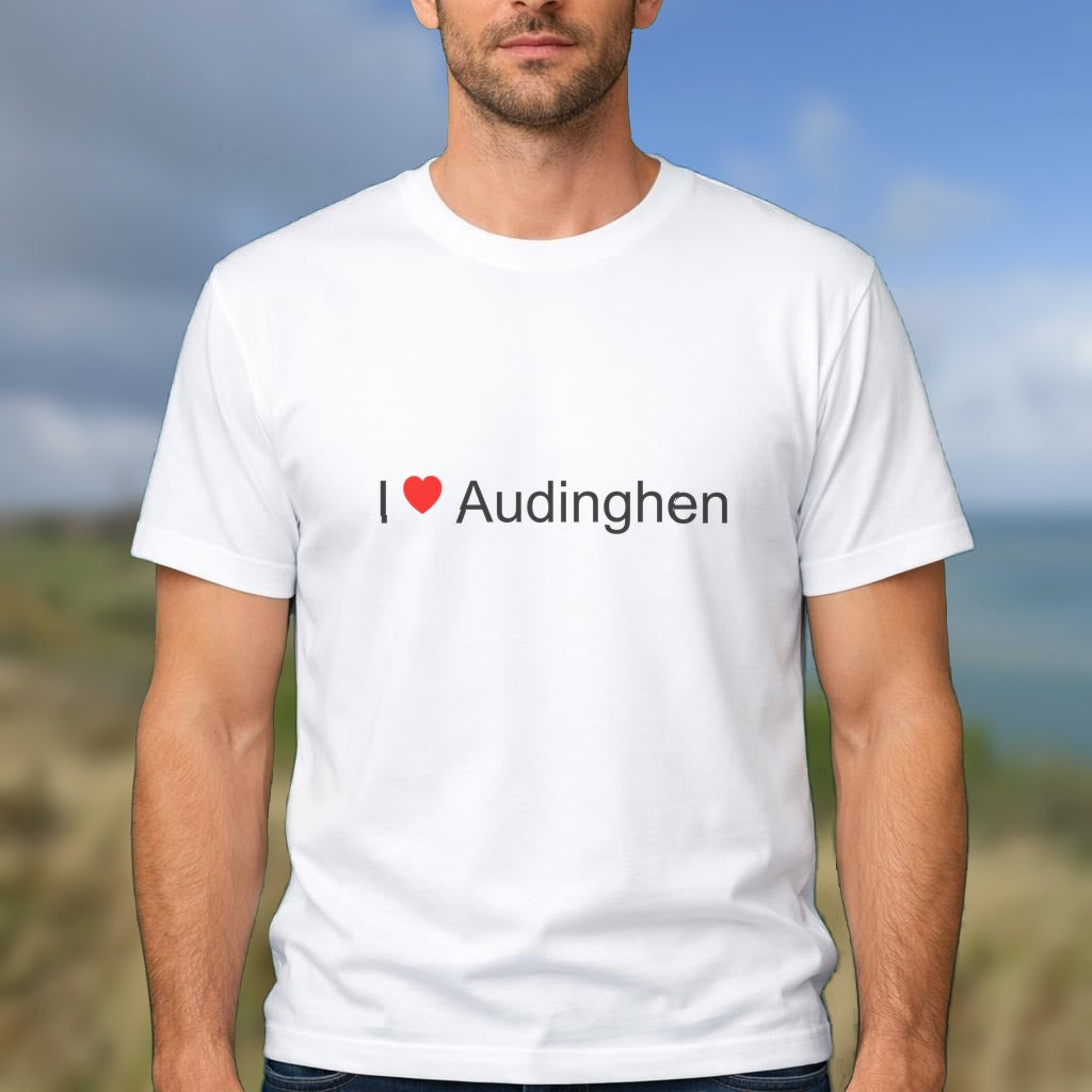 T-shirt I love audinghen