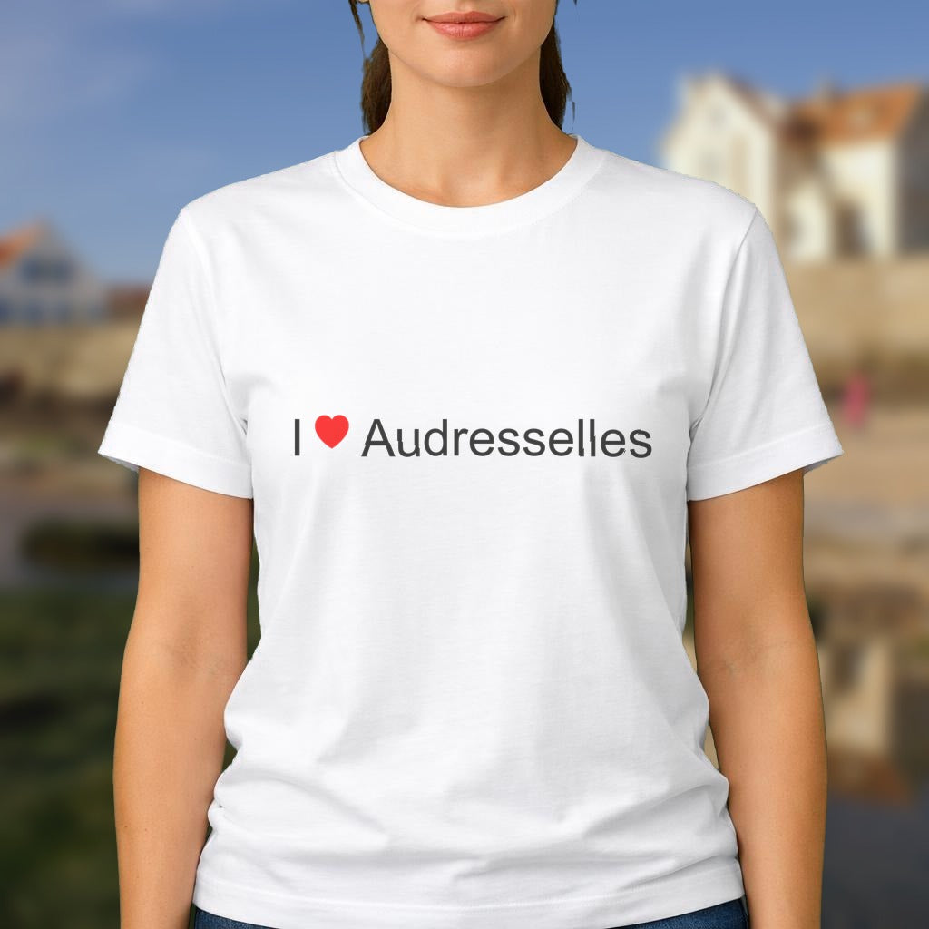 T-shirt I love audresselles