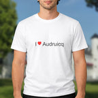 T-shirt I love audruicq