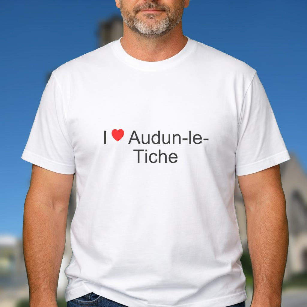 T-shirt I love audun-le-tiche