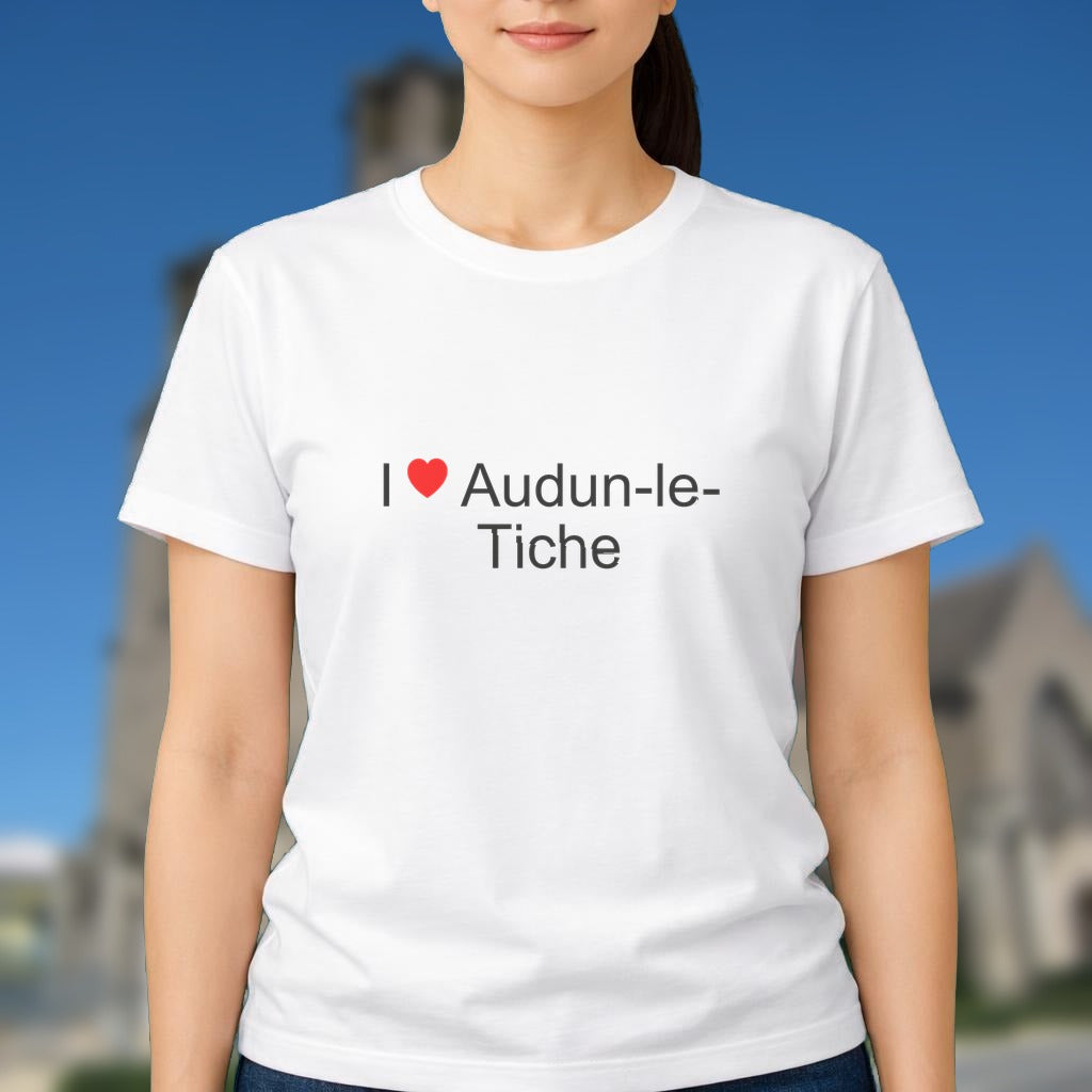 T-shirt I love audun-le-tiche
