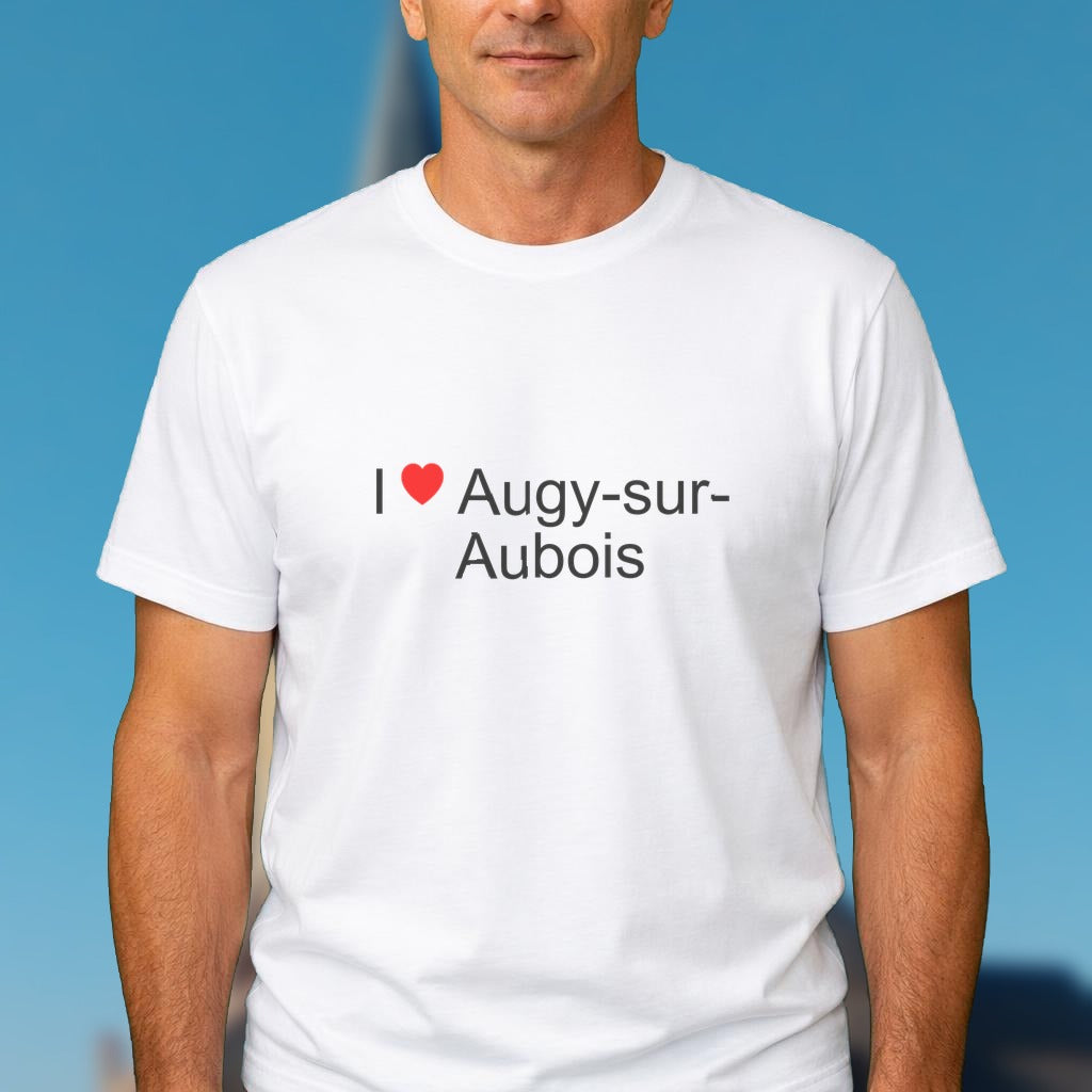 T-shirt I love augy-sur-aubois