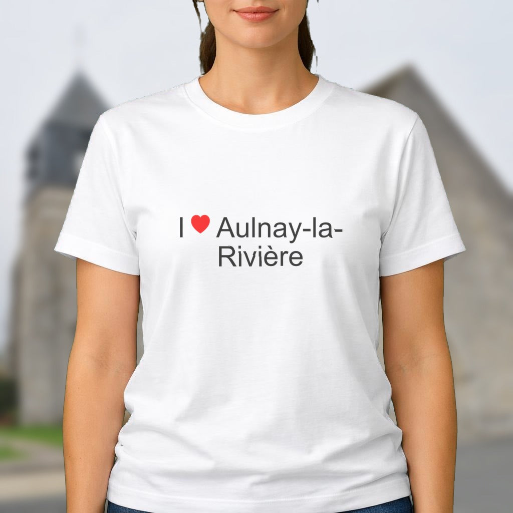 T-shirt I love aulnay-la-rivière