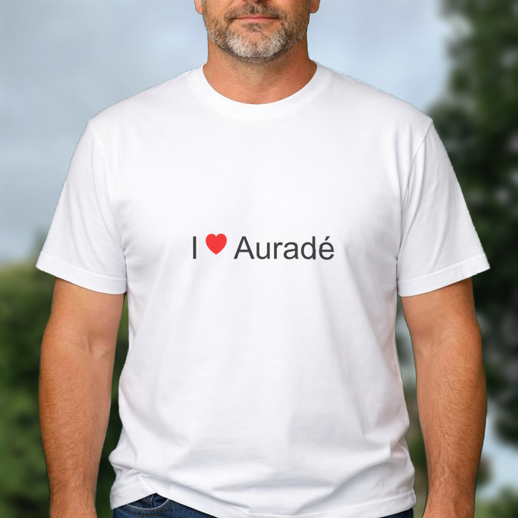 T-shirt I love auradé