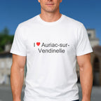 T-shirt I love auriac-sur-vendinelle