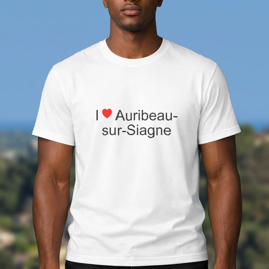 T-shirt I love auribeau-sur-siagne
