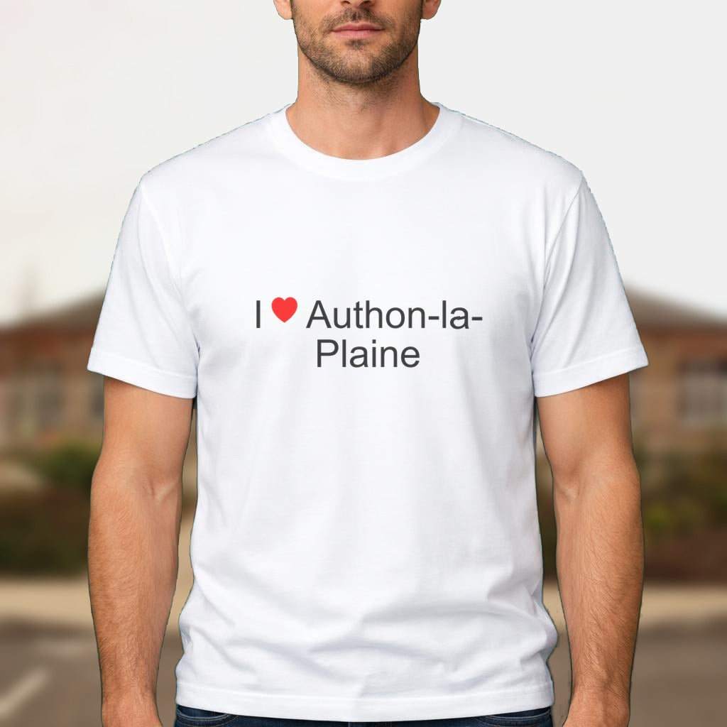 T-shirt I love authon-la-plaine
