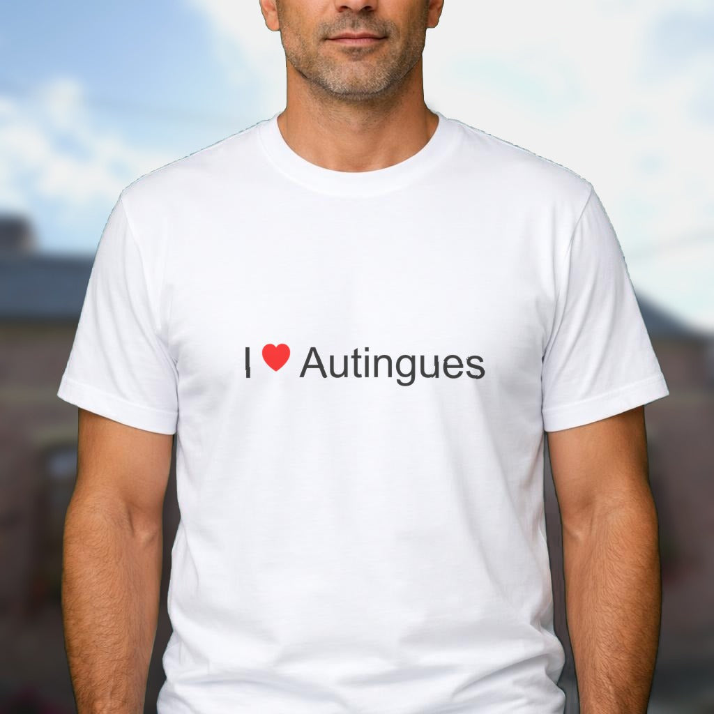 T-shirt I love autingues