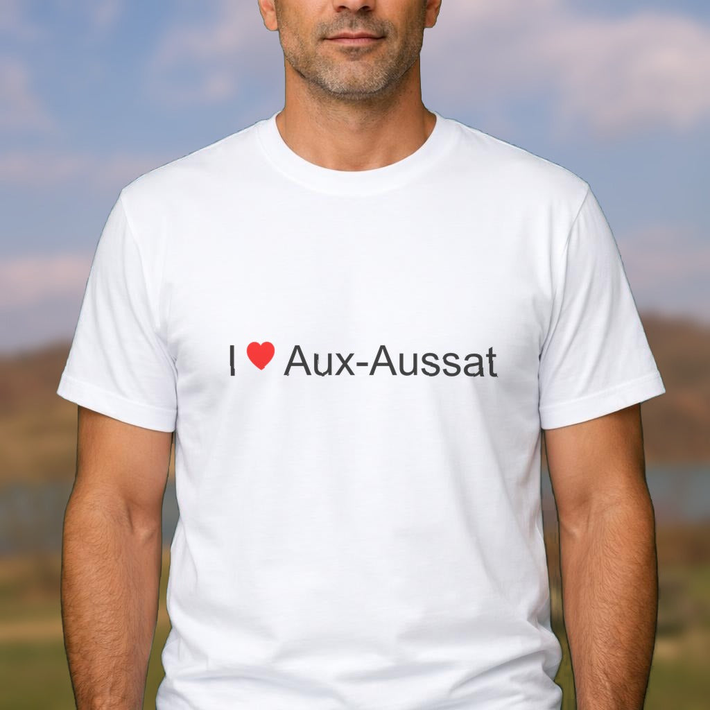 T-shirt I love aux-aussat