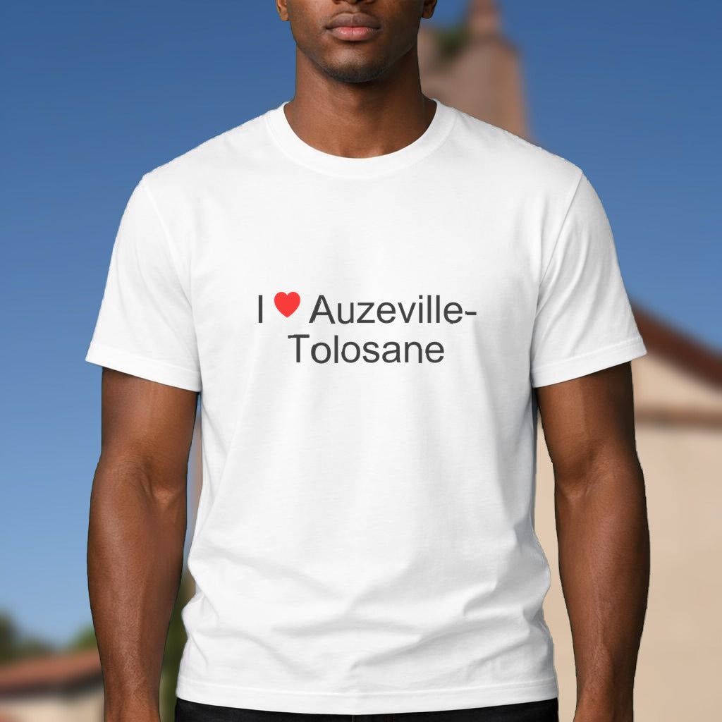 T-shirt I love auzeville-tolosane