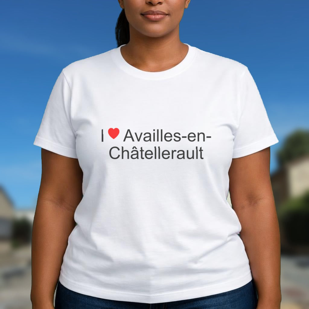 T-shirt I love availles-en-châtellerault