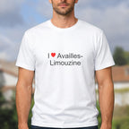 T-shirt I love availles-limouzine