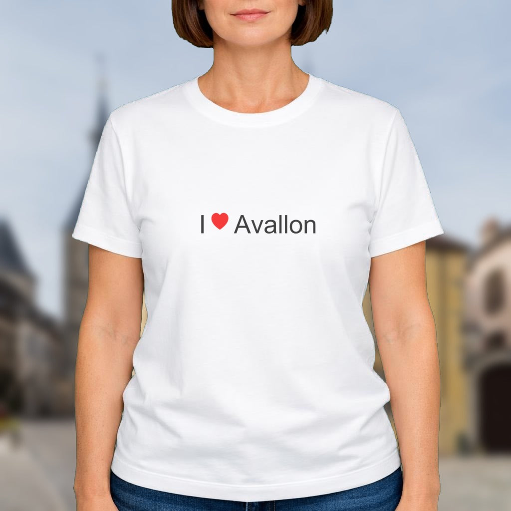 T-shirt I love avallon