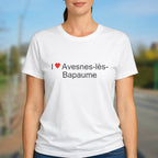 T-shirt I love avesnes-lès-bapaume