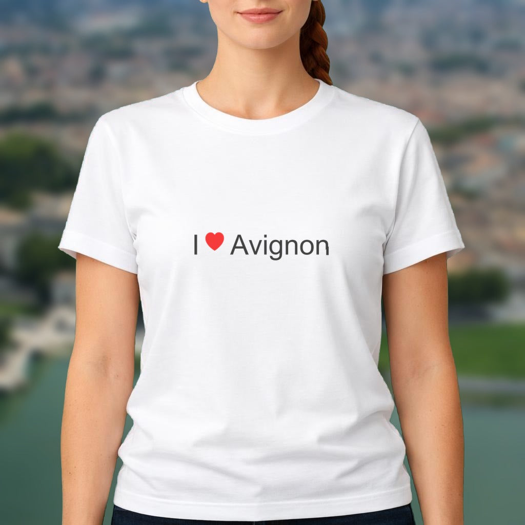 T-shirt I love avignon