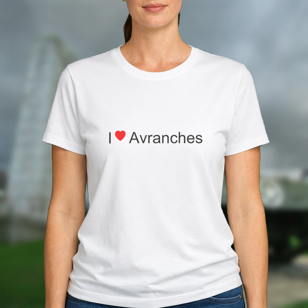 T-shirt I love avranches