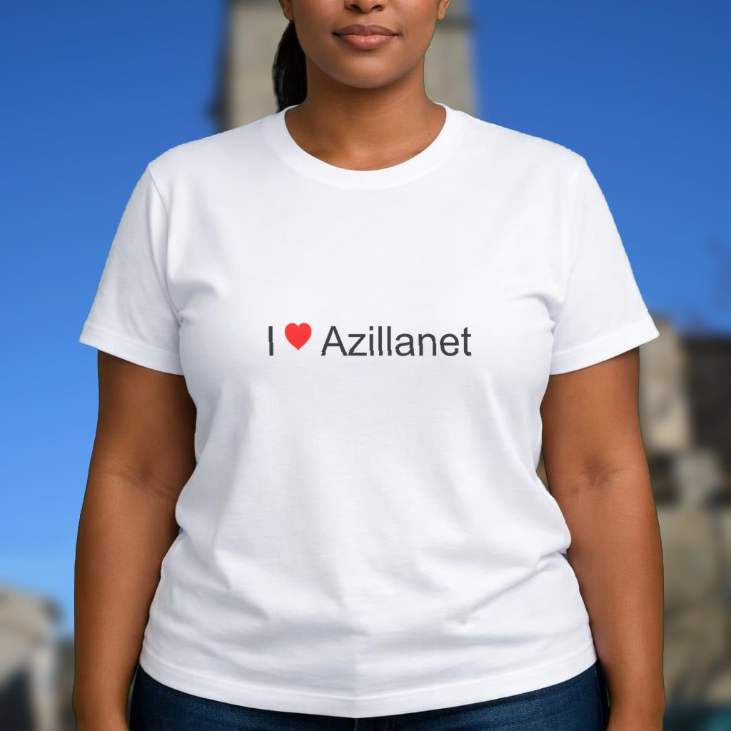T-shirt I love azillanet