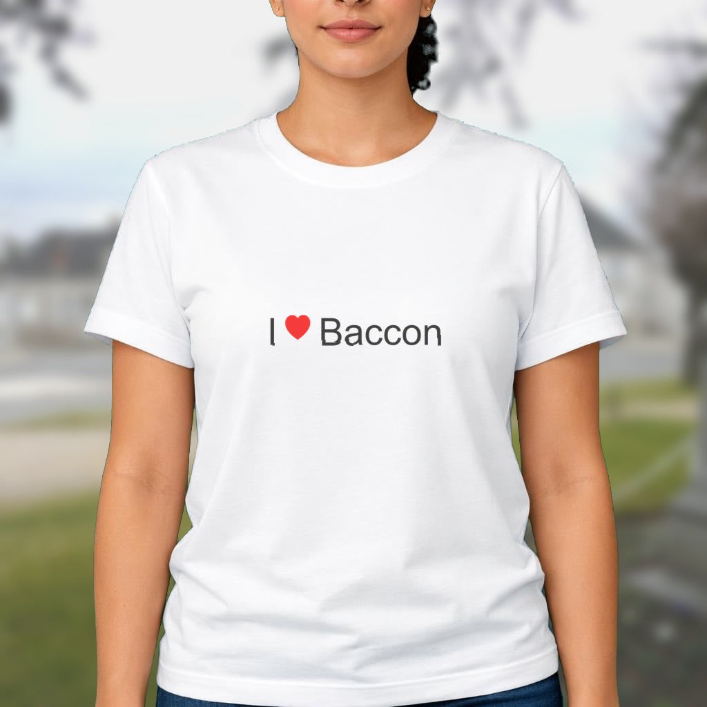T-shirt I love baccon