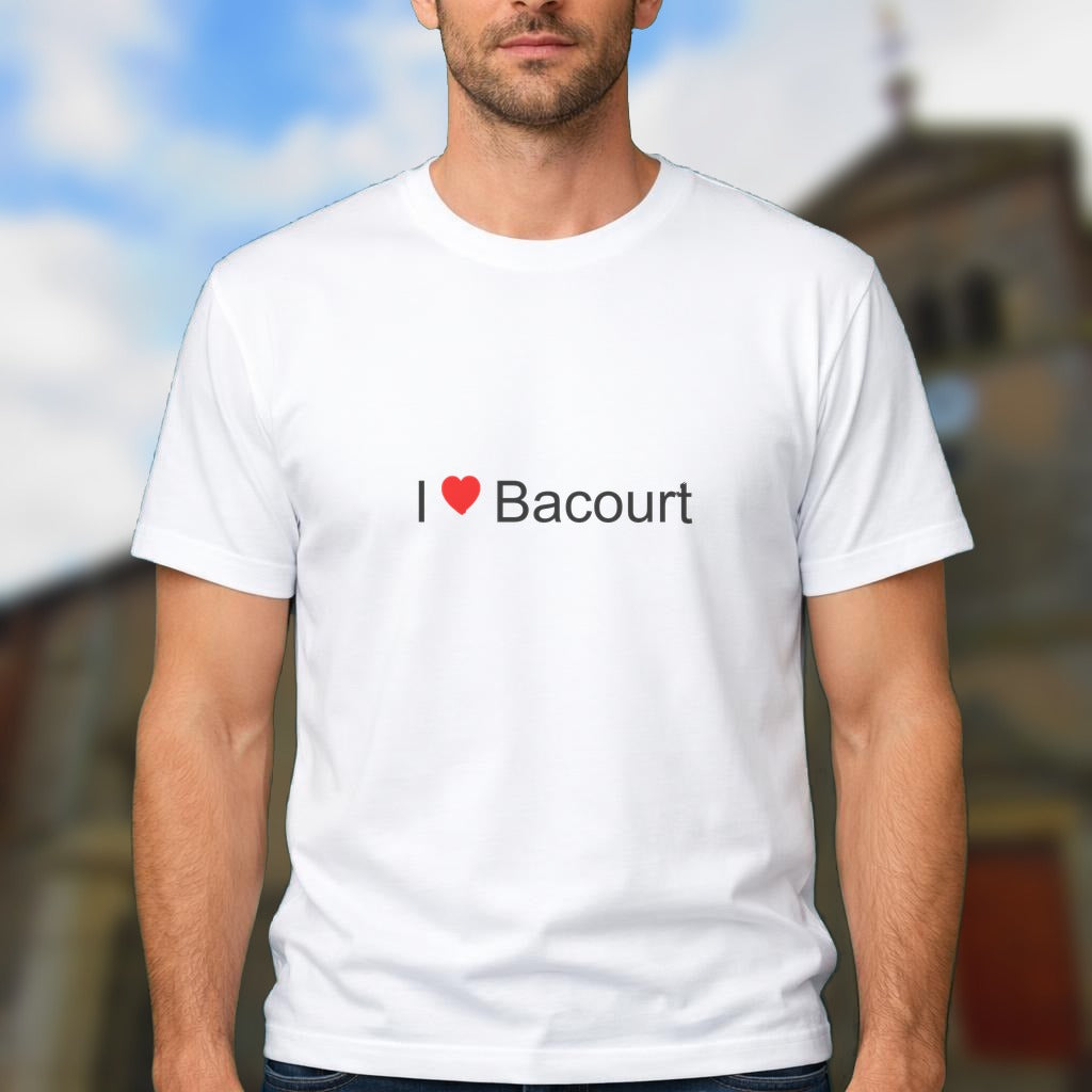 T-shirt I love bacourt