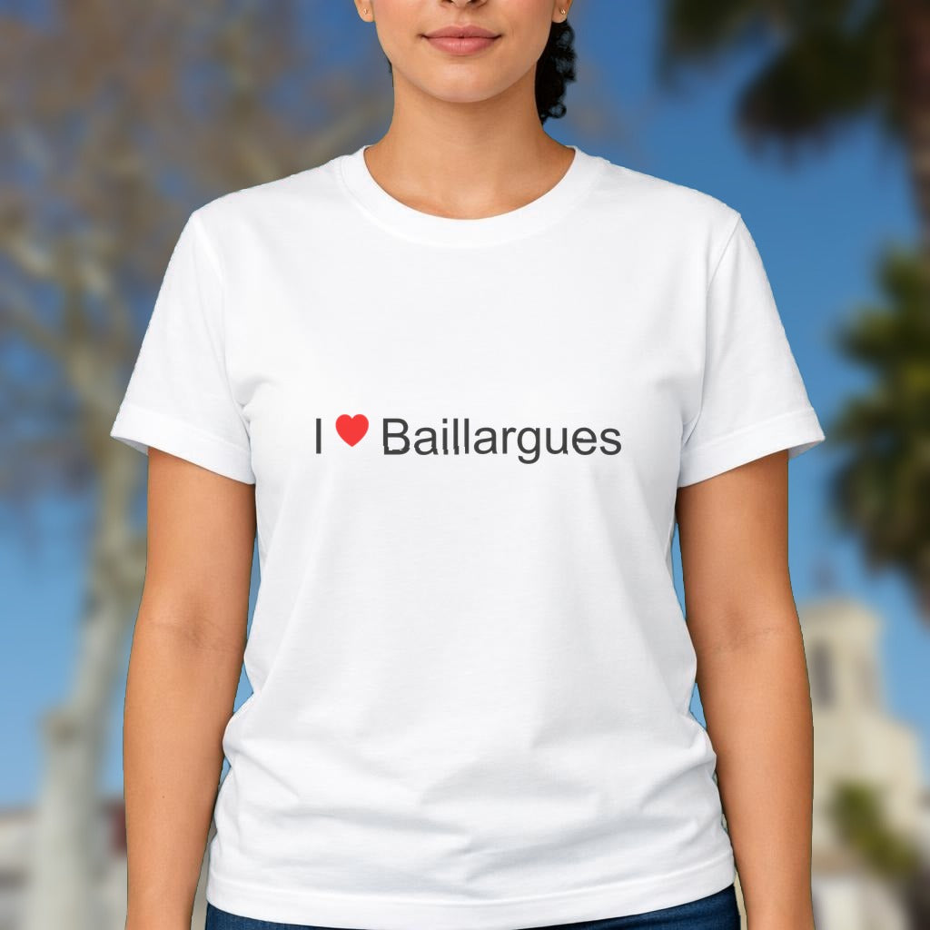 T-shirt I love baillargues