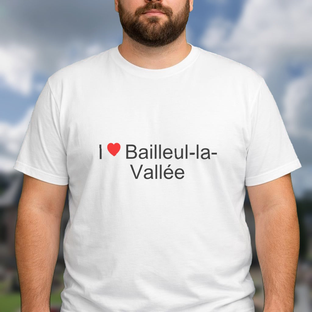 T-shirt I love bailleul-la-vallée