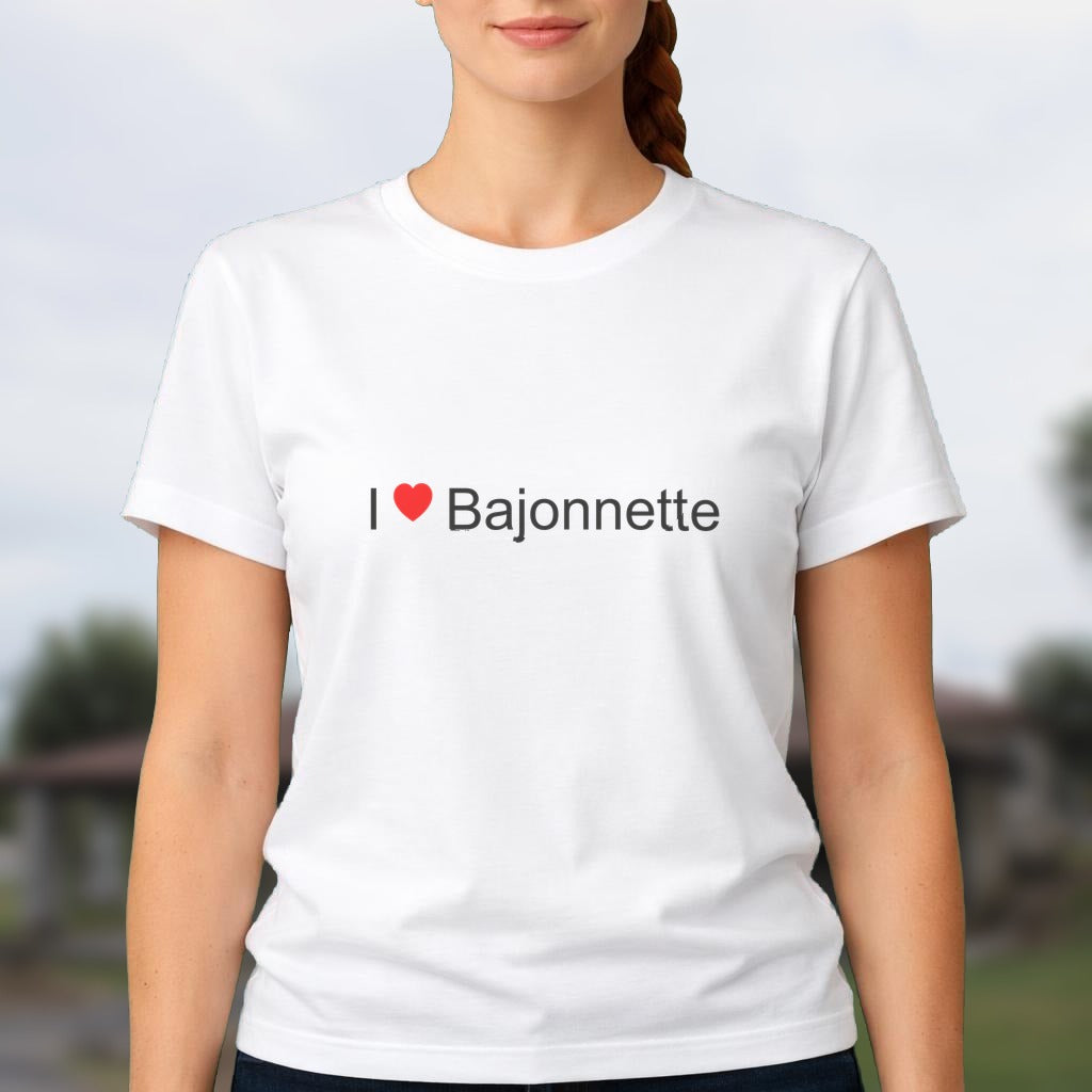 T-shirt I love bajonnette