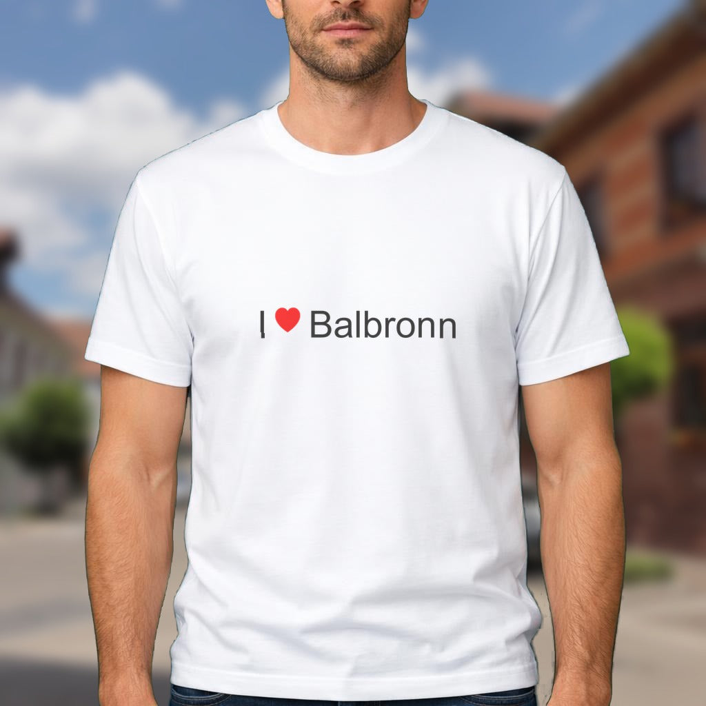 T-shirt I love balbronn