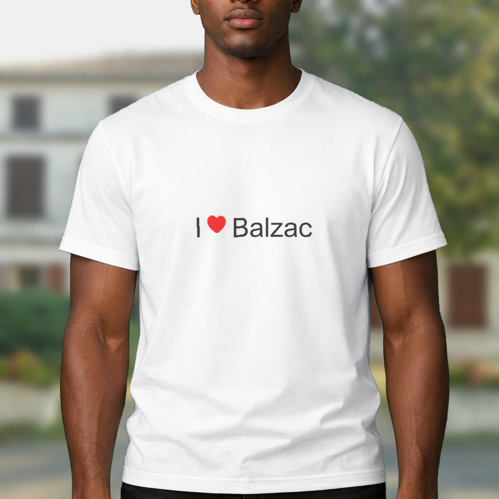 T-shirt I love balzac