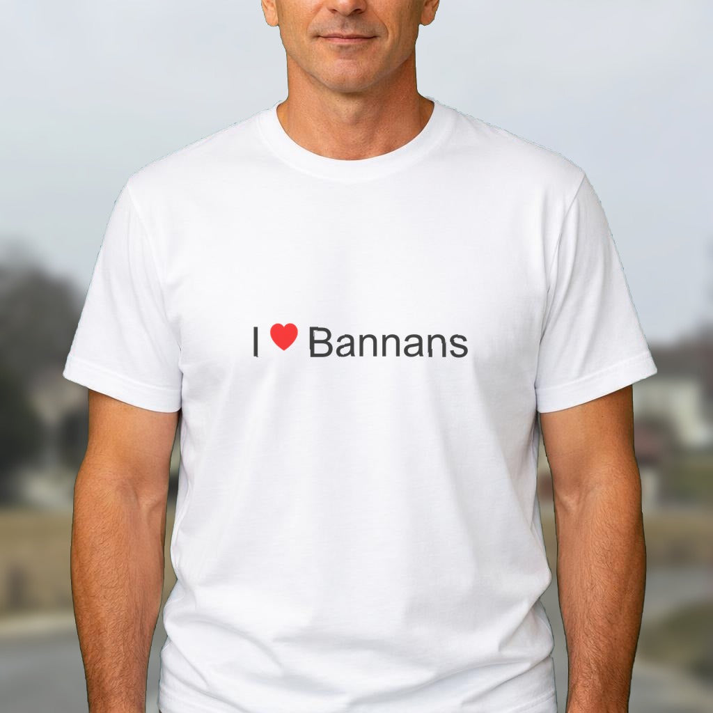 T-shirt I love bannans