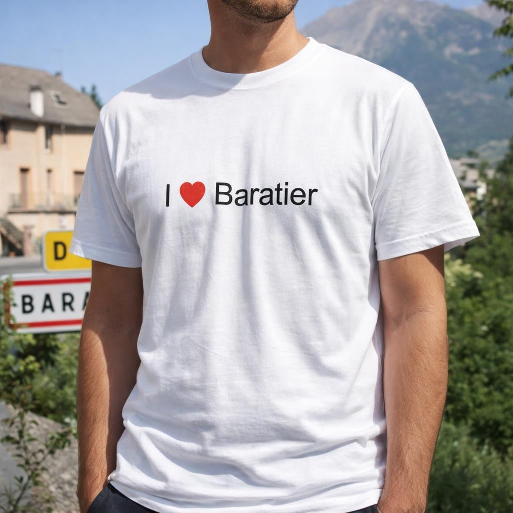 T-shirt I love baratier