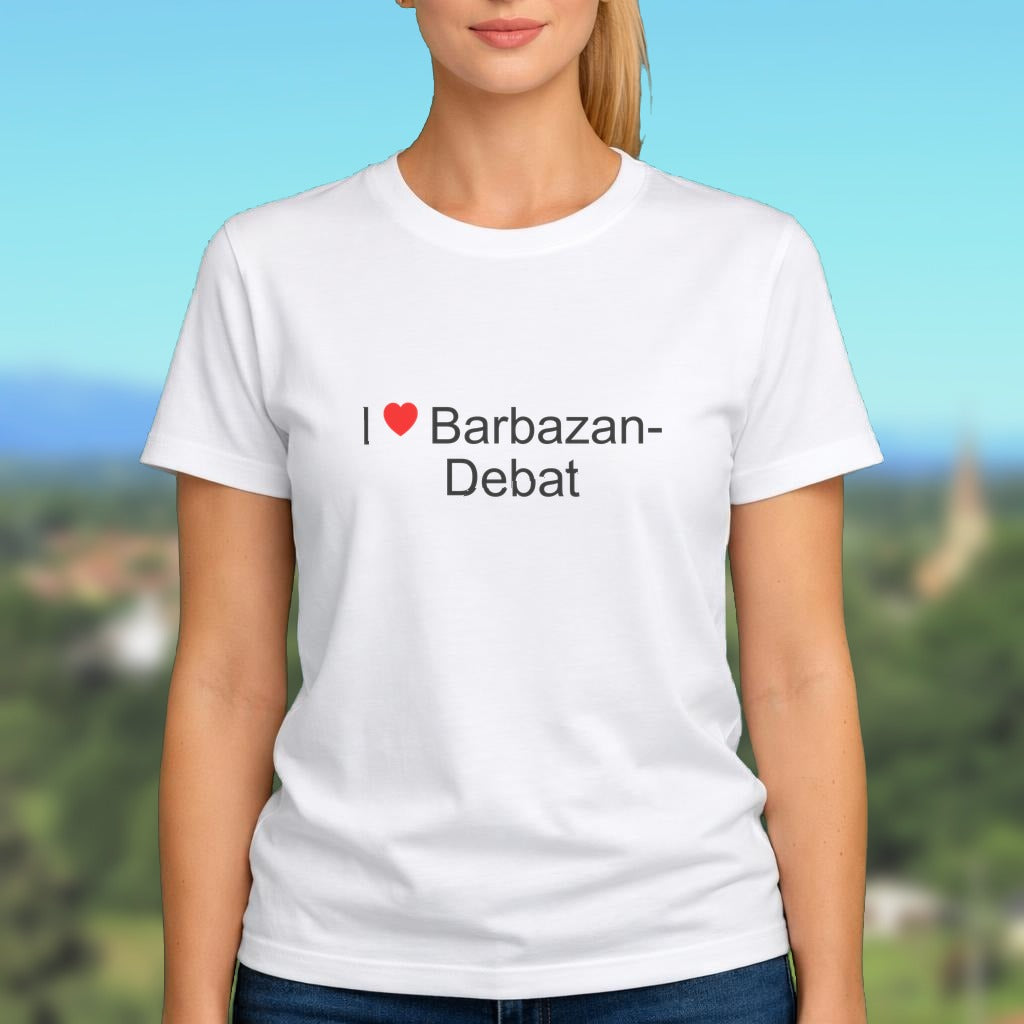 T-shirt I love barbazan-debat