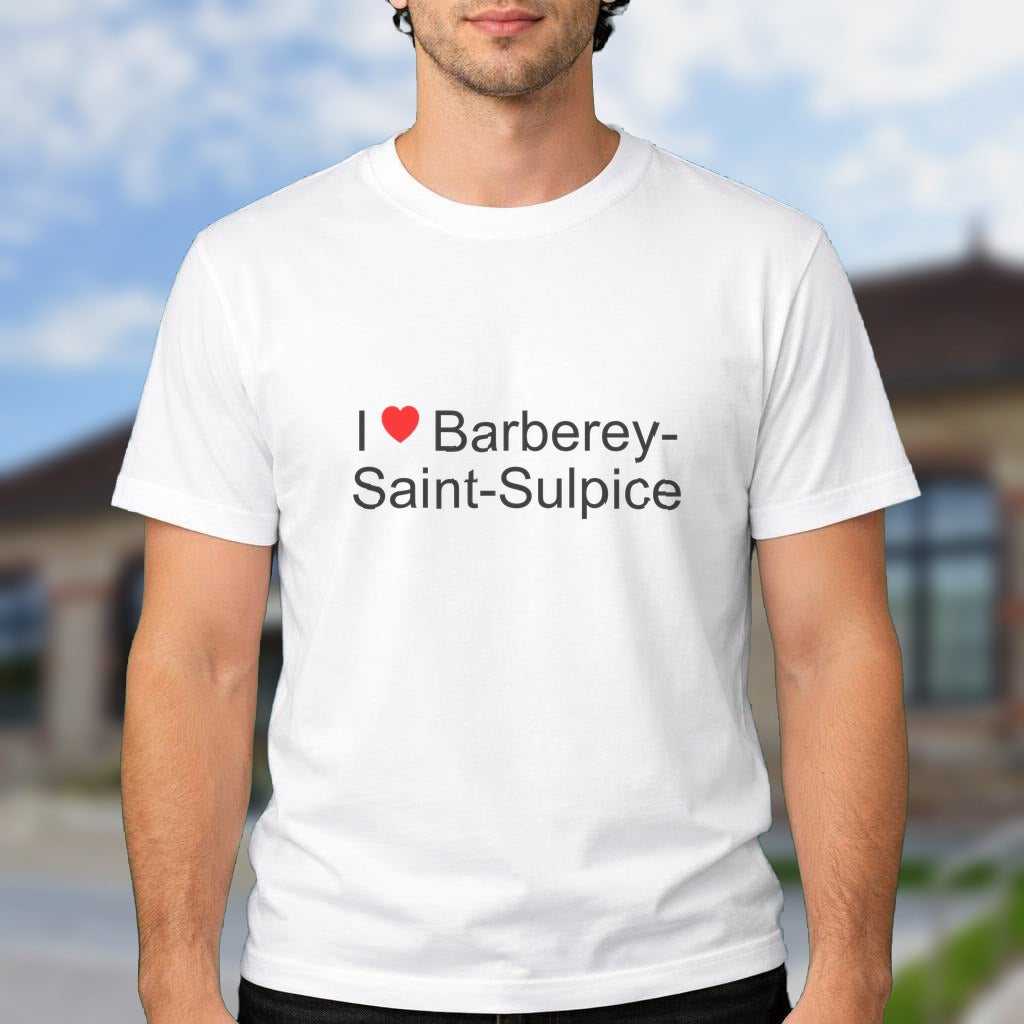 T-shirt I love barberey-saint-sulpice